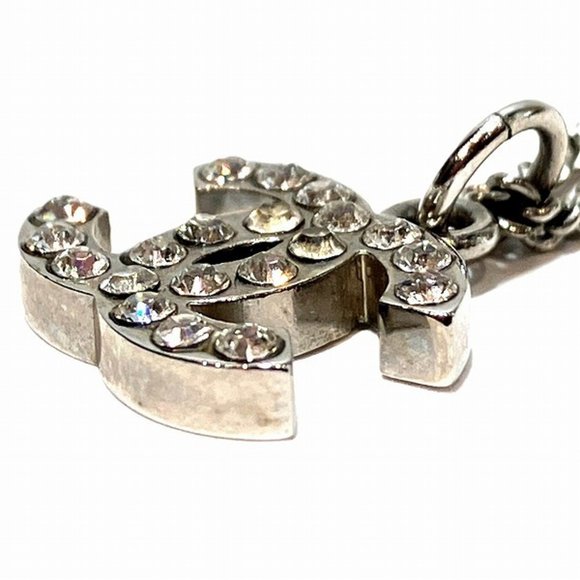 CHANEL Coco Mark Rhinestone Accessory Necklace - Picture 9 of 9